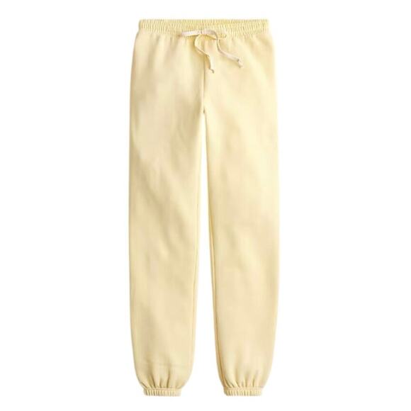 J.Crew Heritage Fleece Jogger Pant Sunflower Sands Size Small NWT - Picture 1 of 9